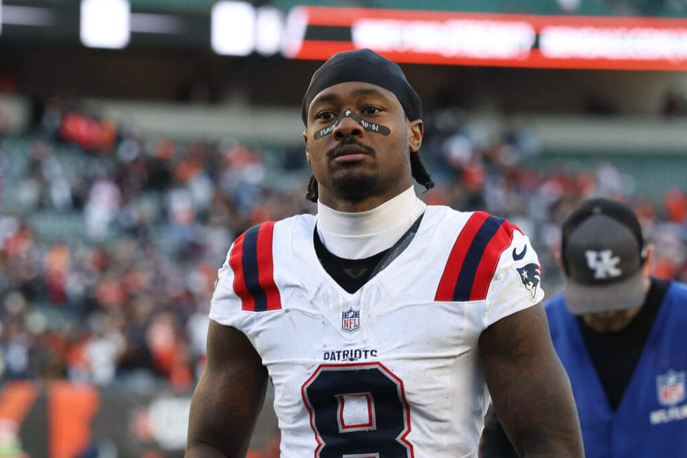 Stefon Diggs in New England Patriots uniform