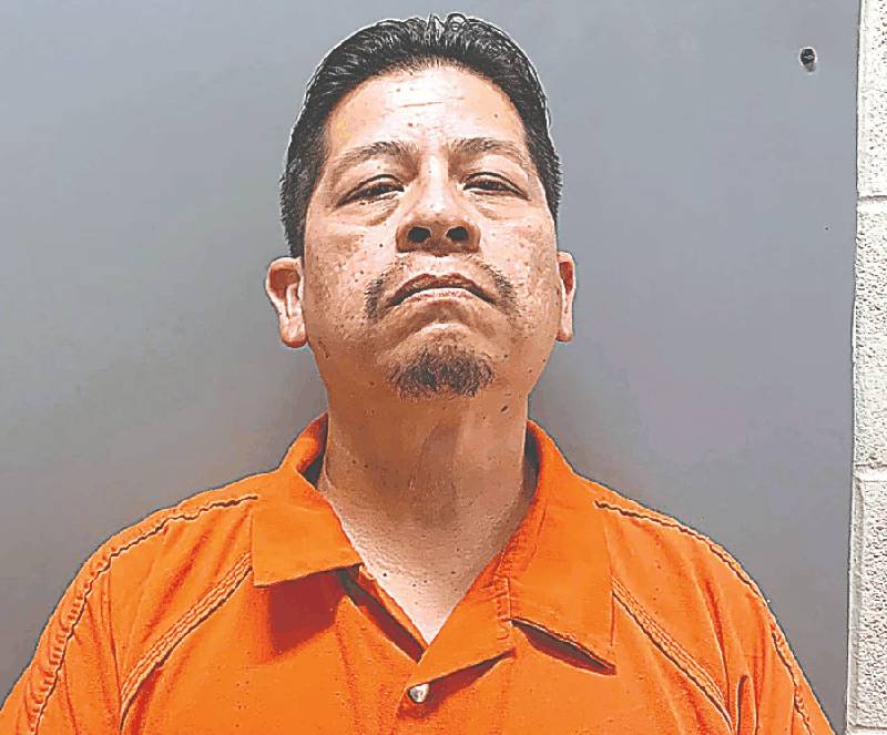 Adrian Gonzales booking photo from Uvalde County Sheriff's Office